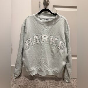 Parke Large/XL Bridal Blue Varsity Mockneck. 💙⚡️